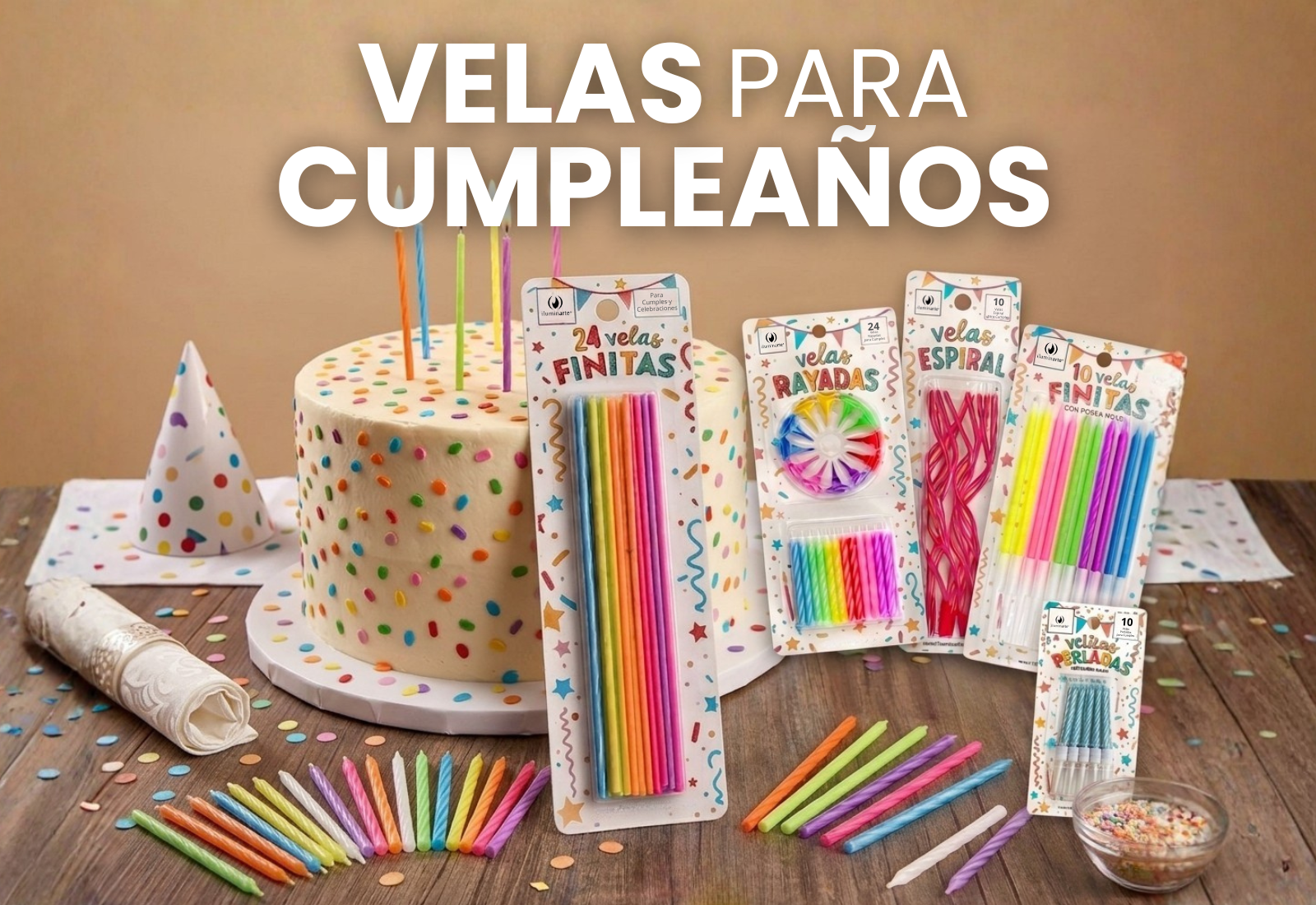 VELAS DE CUMPLEAÑOS