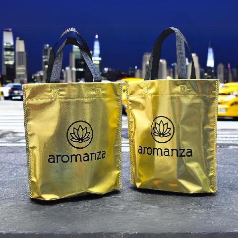 BOLSA DORADA AROMANZA