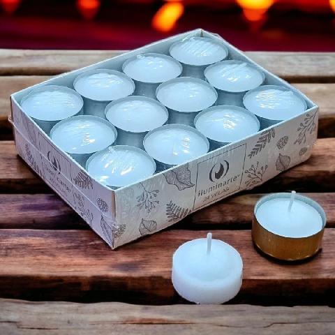 VELAS DE NOCHE x 24 CON LATITAS