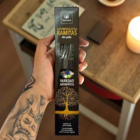 SAHUMERIOS ILUMINARTE ESTILO RAMITAS ROTAS PROMO