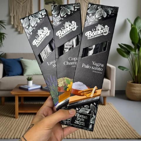 SAHUMERIOS BOMBAY ESTILO TIBETANO X 8 PROMO