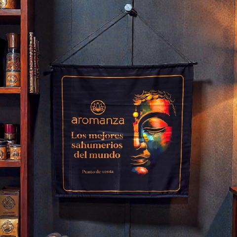 BANDERA AROMANZA 80cm x 80cm