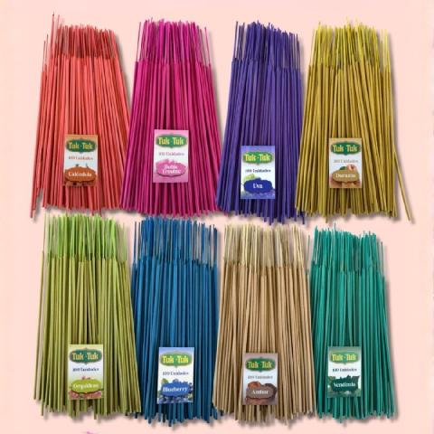 SAHUMERIOS TUK TUK INDU X 100 VARILLAS PROMO