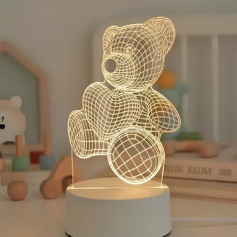 LUZ DE NOCHE 3D OSITO